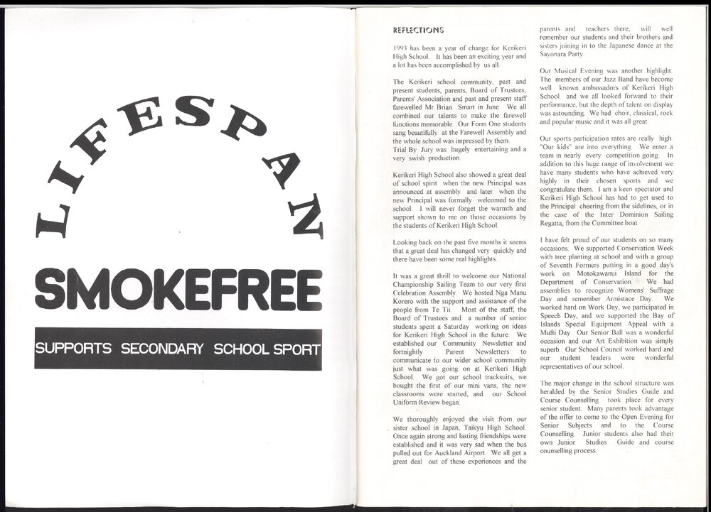 Kerikeri High School Yearbook 1993