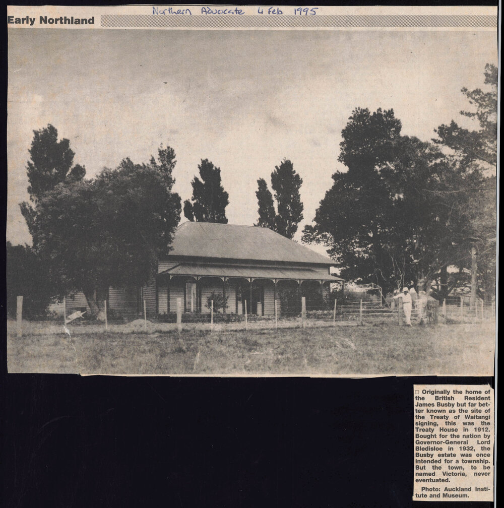  Home of James Busby and site of the Treaty of Waitangi signing