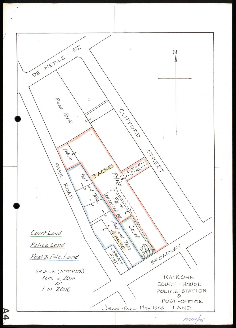 Acquisition of part Taraire block for a police station and courthouse