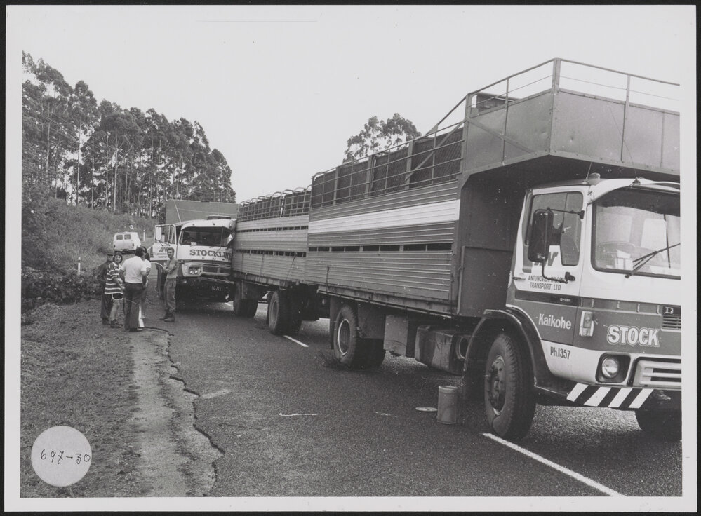 Accident at bridge at Waipapa