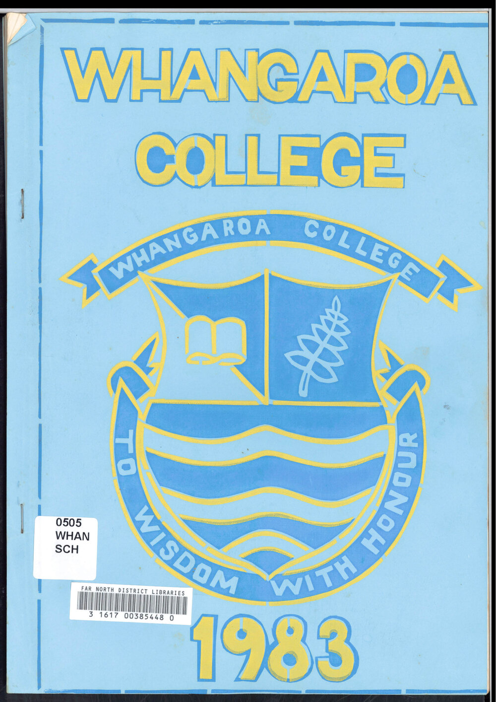 Whangaroa College Yearbook 1983