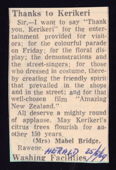 Thanks to Kerikeri