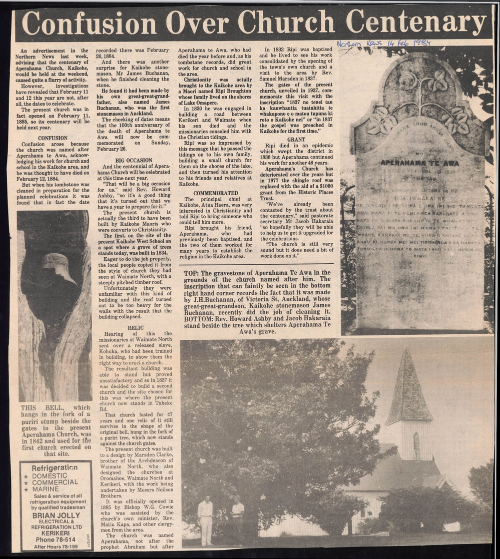Confusion over church centenary