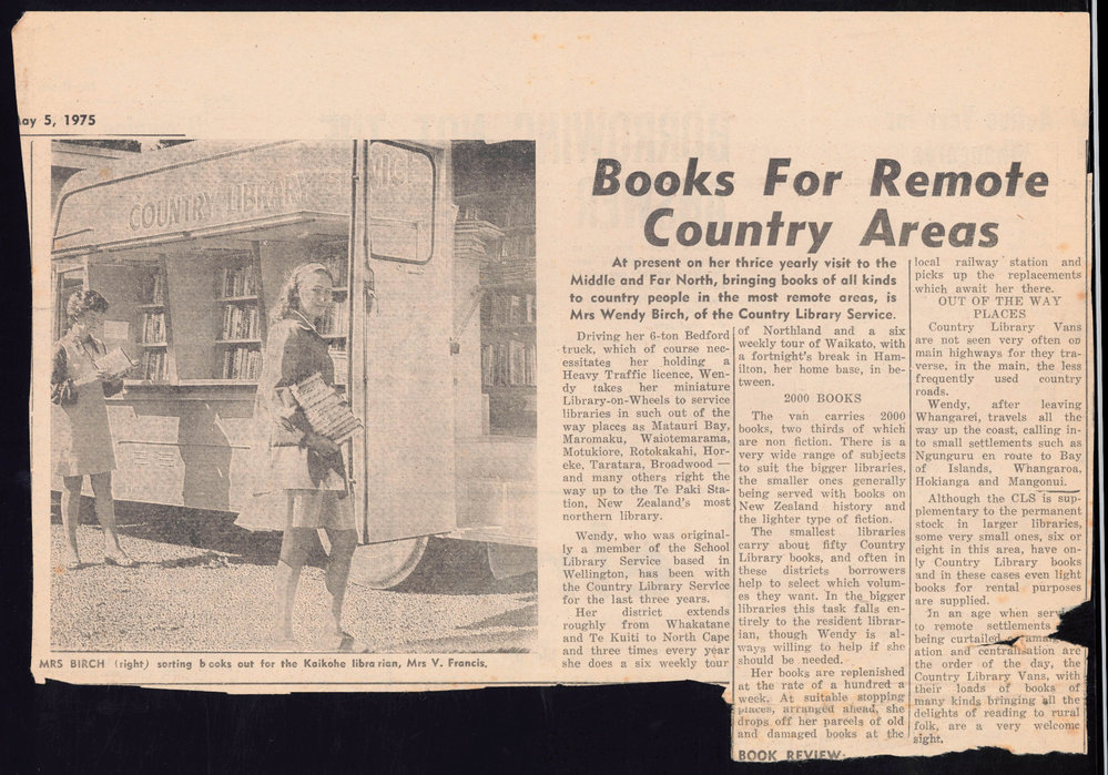 Books for remote country areas