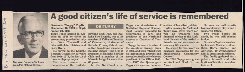 A good citizen's life of service is remembered