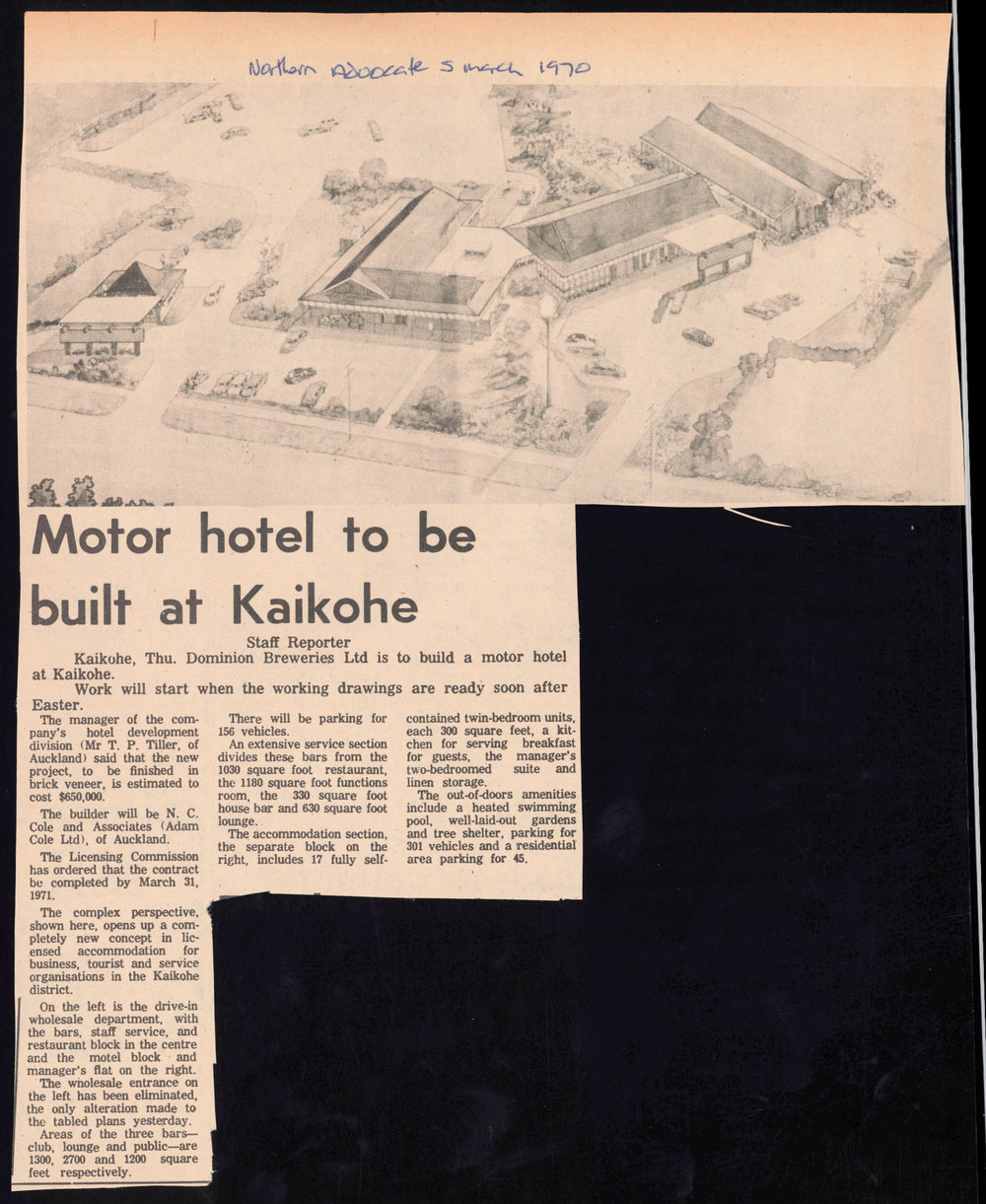 Motor hotel to be built at Kaikohe