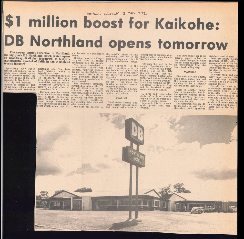 $1 million boost for Kaikohe: DB Northland opens tomorrow