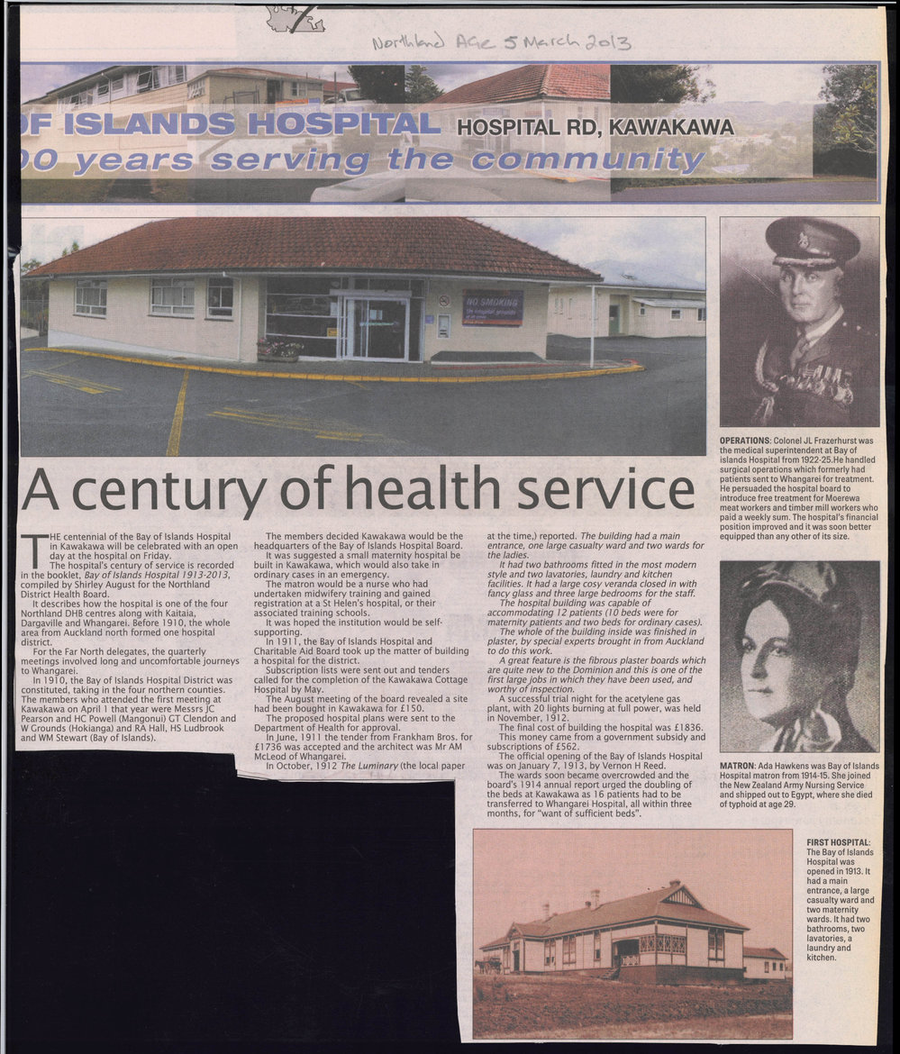  A century of health service 