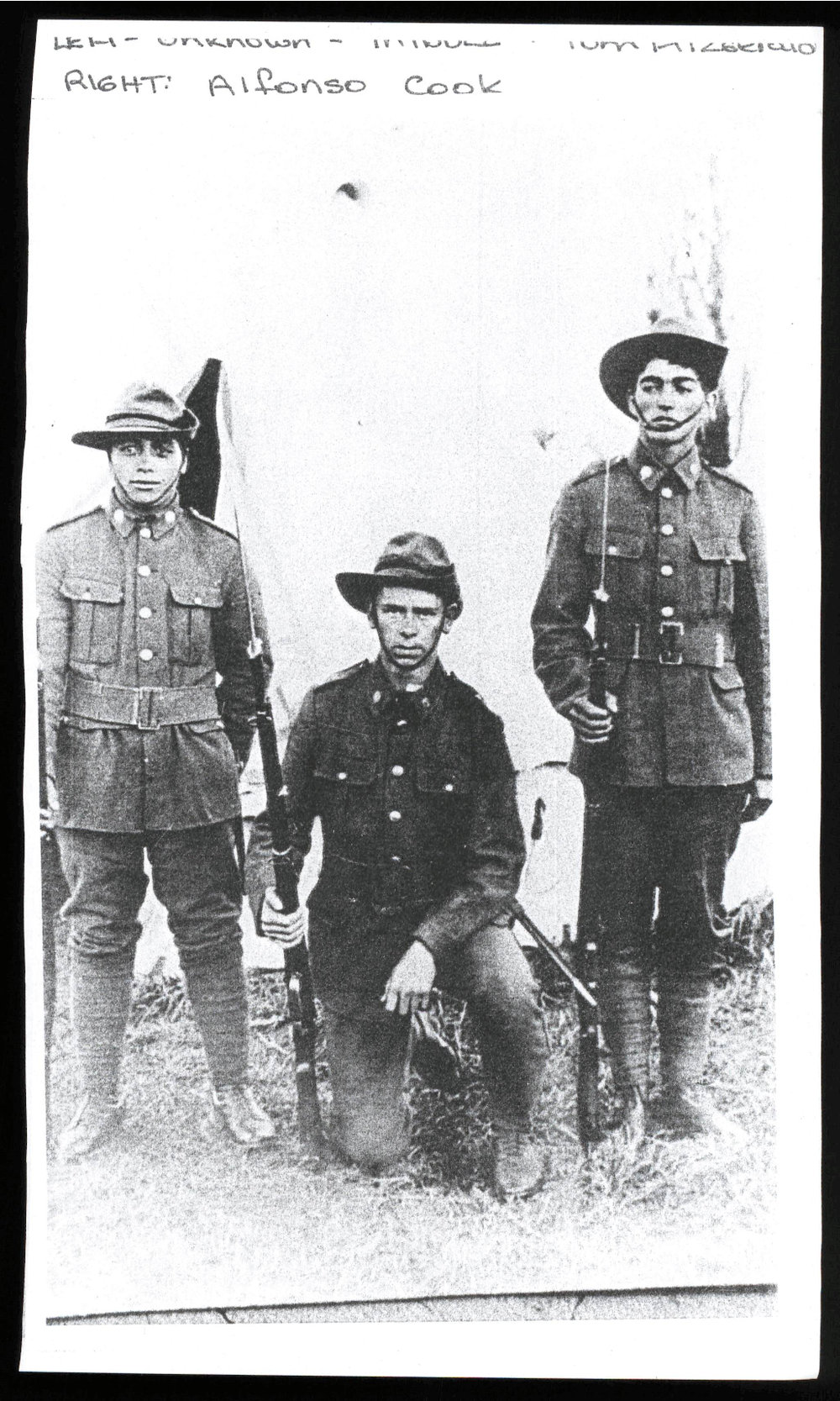 Photograph of Tom Fitzgerald and Alfonso Cook