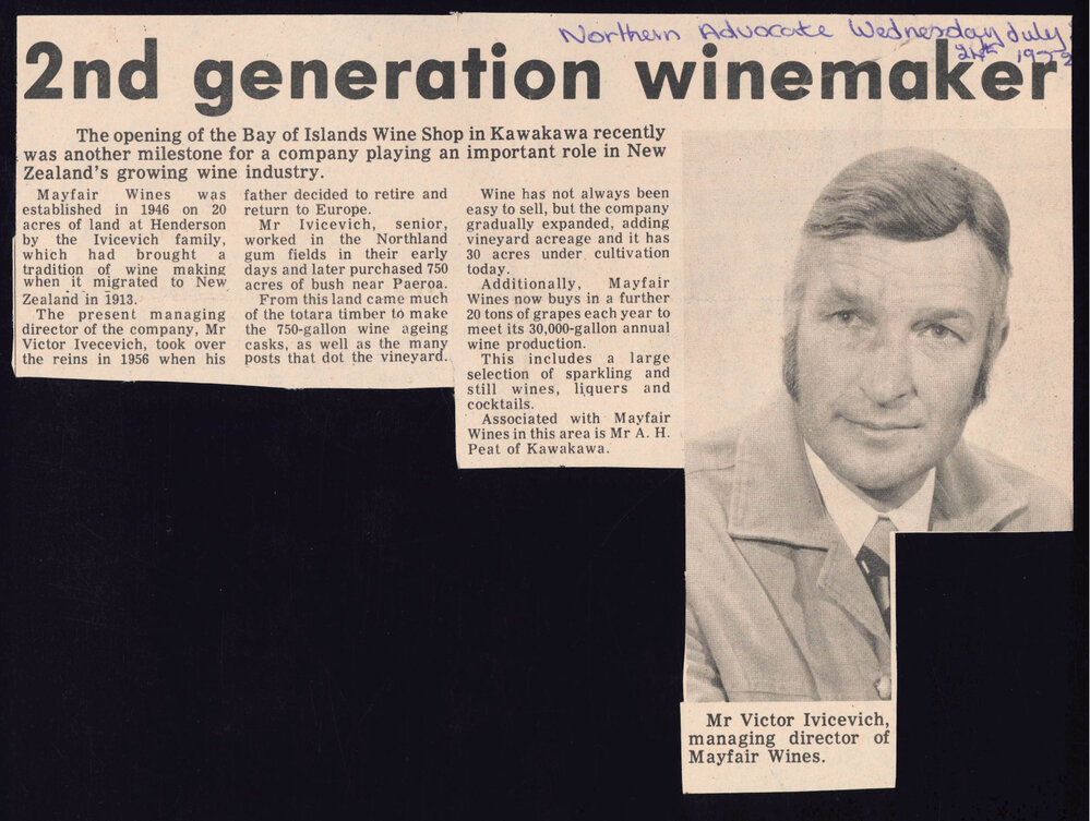 2nd generation winemaker: The opening of the Bay of Islands Wine Shop in Kawakawa