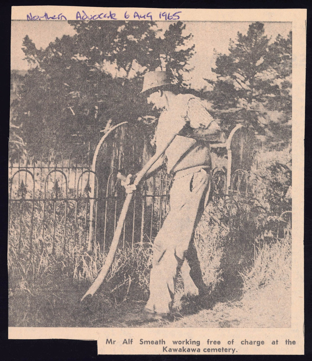 Man with a mission: Cemetery clean-up will take him a month