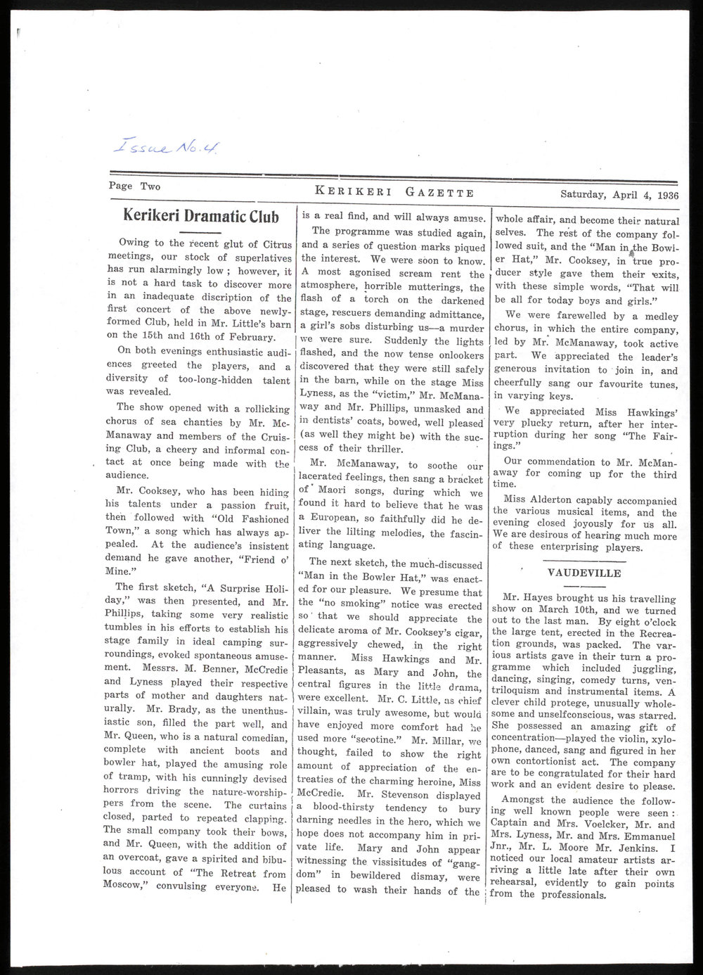 Various documents about Edric C. Miller and The Northern Book Club