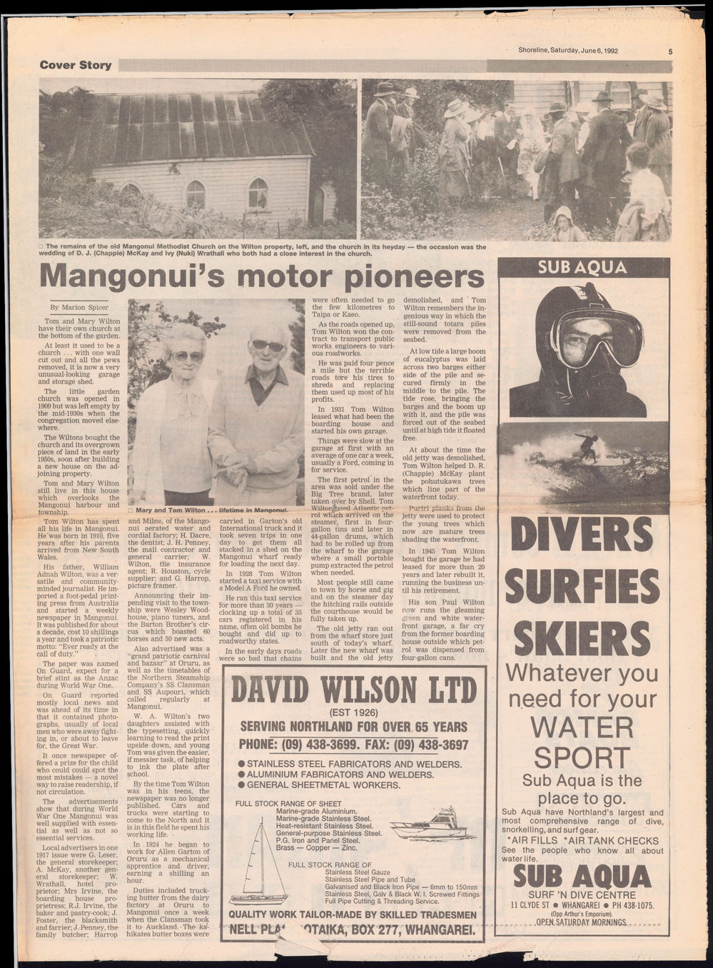 Mangonui's motor pioneers : Keeping up with all the changes in the township
