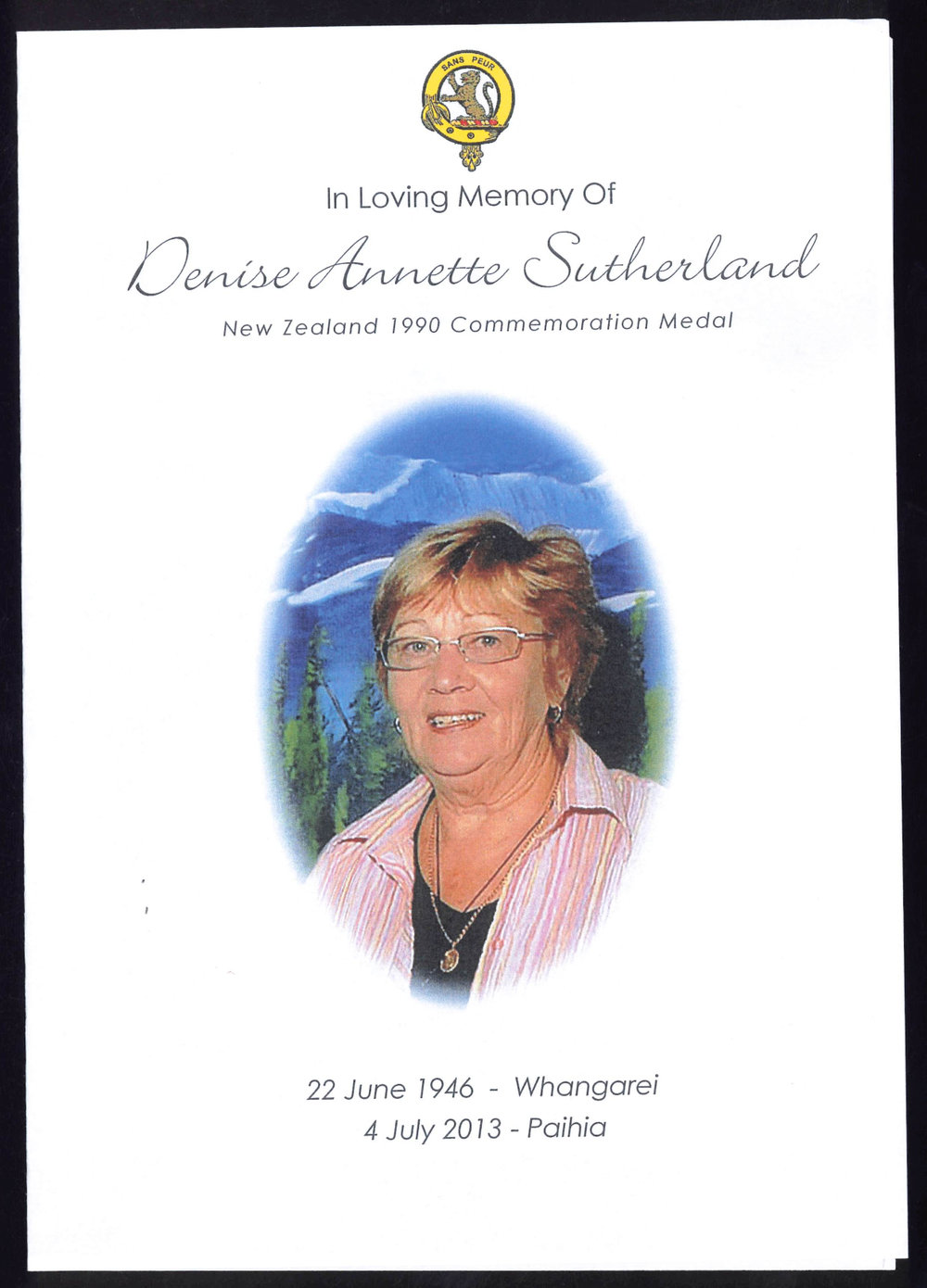 Denise Annette Sutherland