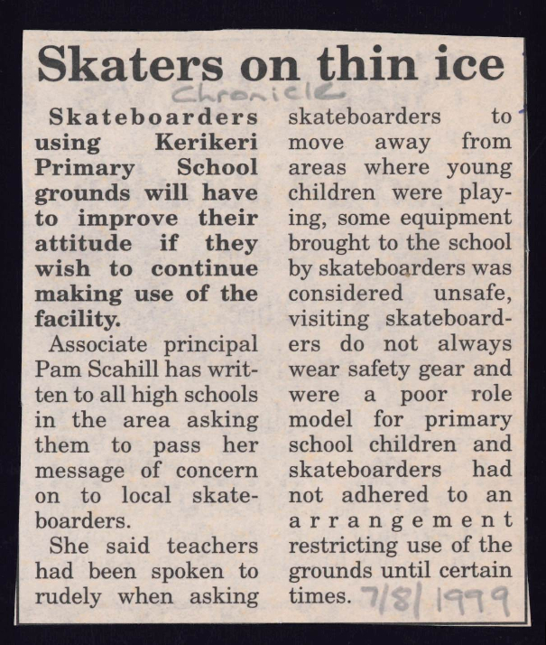 Skaters on thin ice