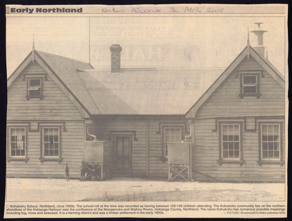 Early Northland: Kohukohu School; circa 1900s