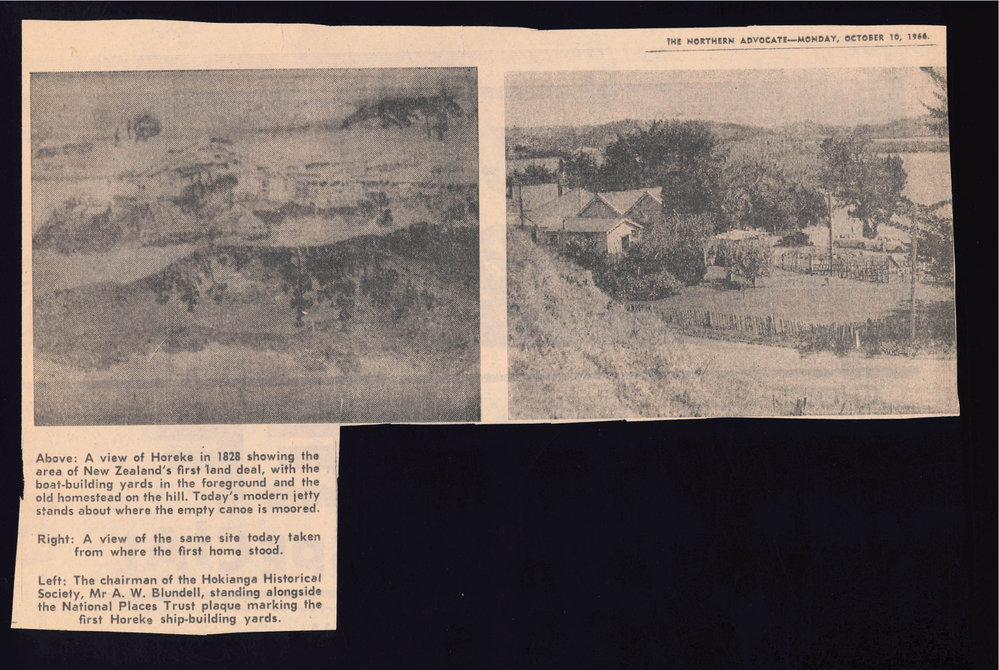 First recorded land deal in New Zealand 