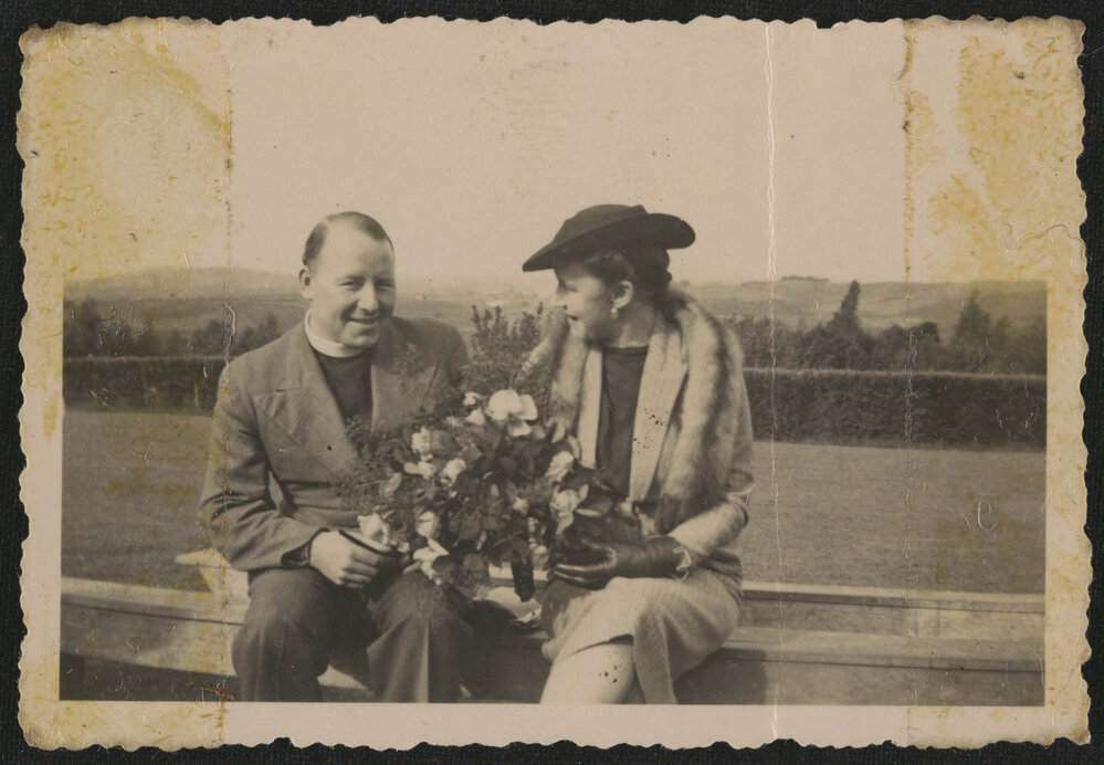 Rev Melville Harcourt and Mrs Harcourt