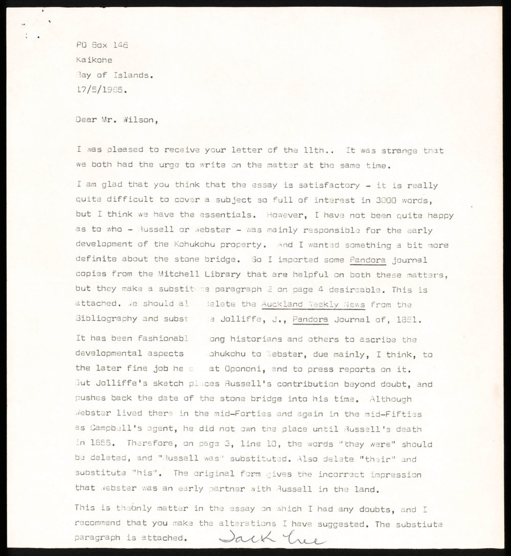 Short history of Kohukohu