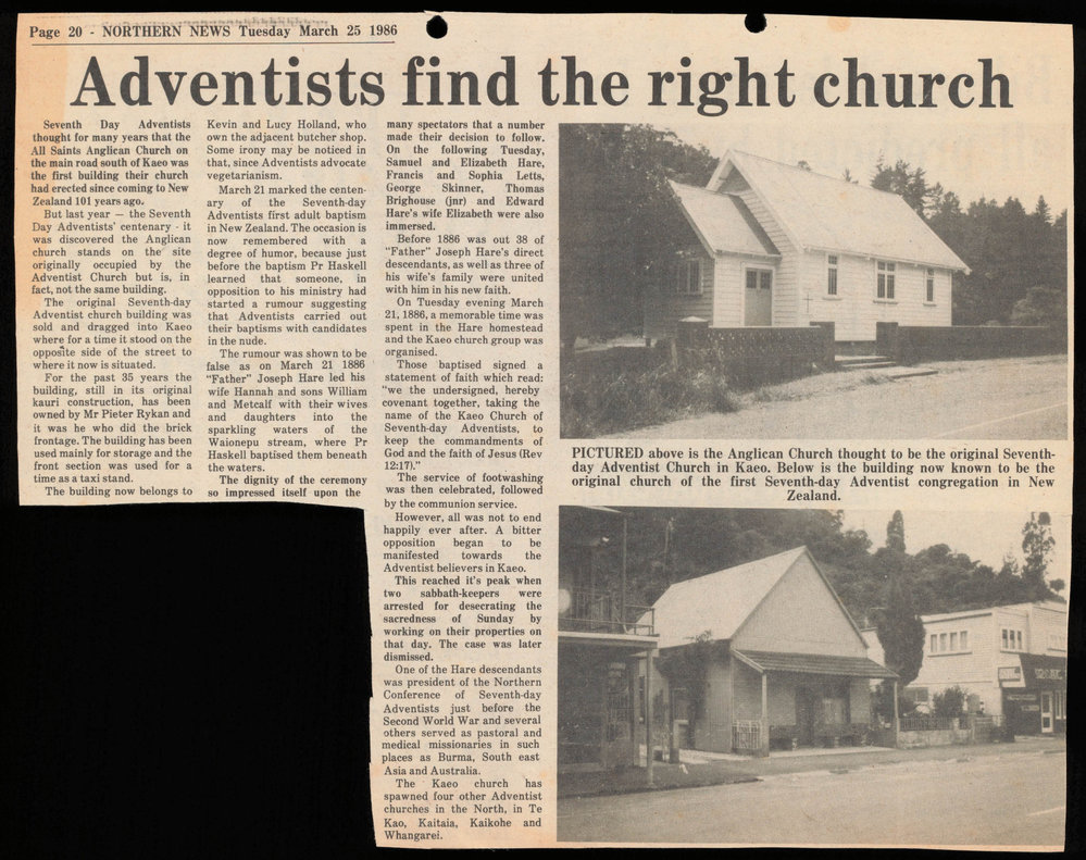 Adventists find the right church