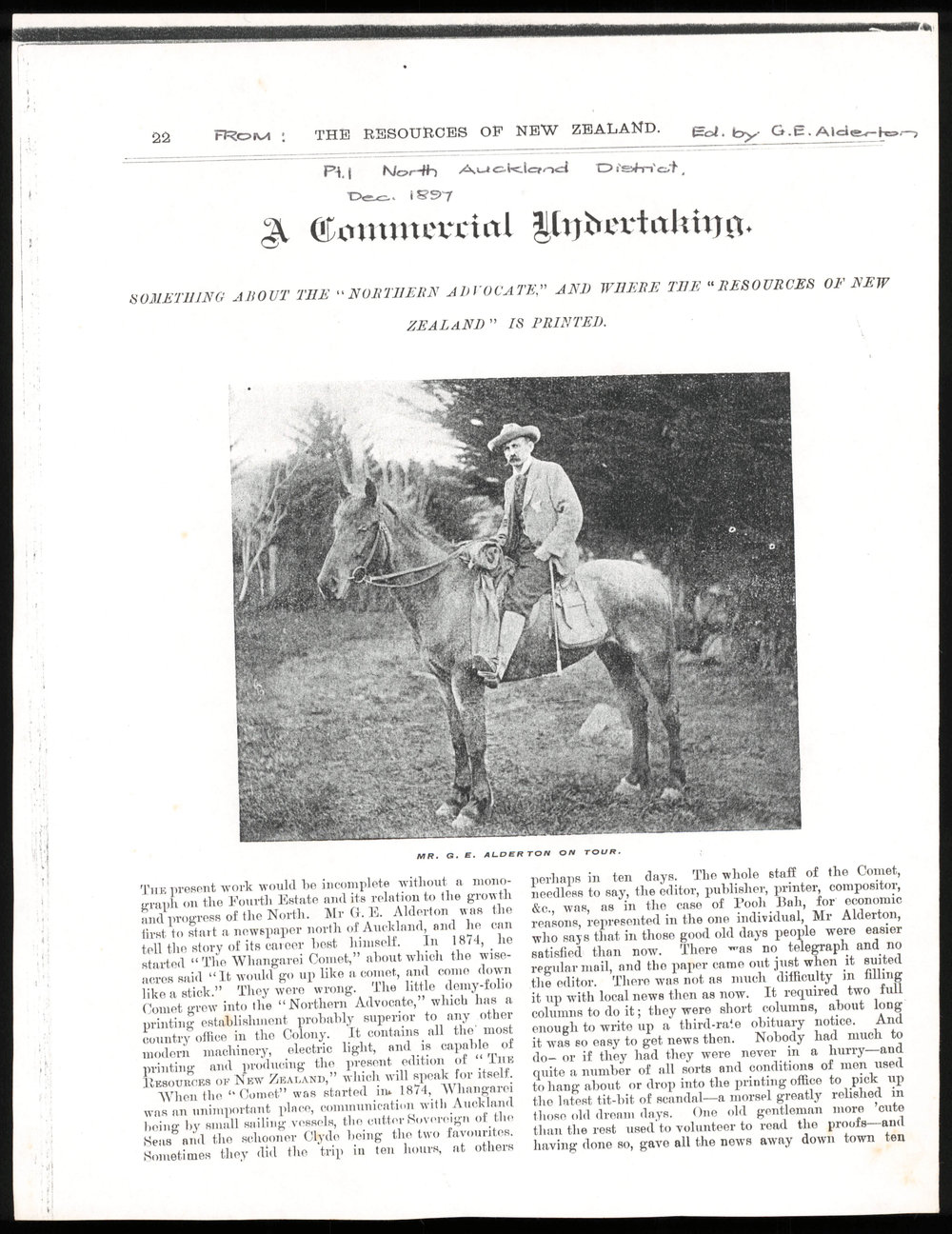 A Commercial Undertaking