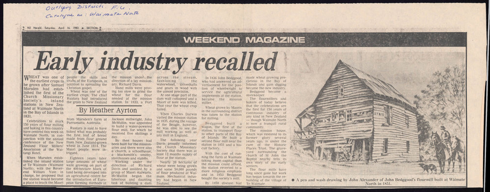 Early industry recalled