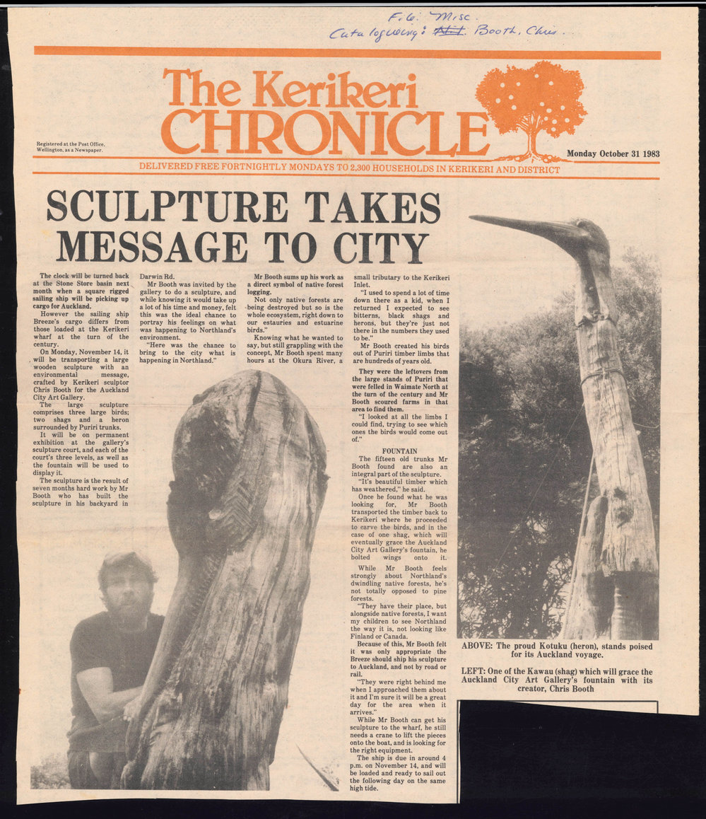 Sculpture takes message to city