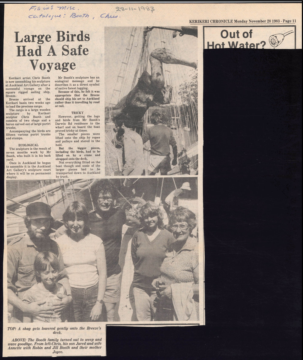 Large birds had a safe voyage