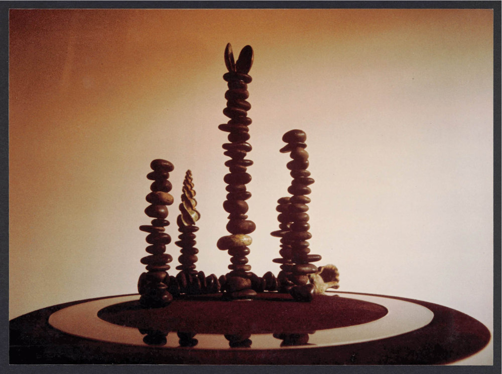 Photograph of a maquette of a Chris Booth sculpture