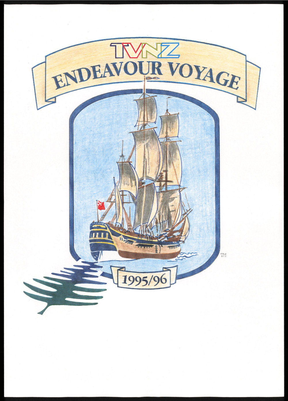 TVNZ Endeavor Voyage 1995/96 logo
