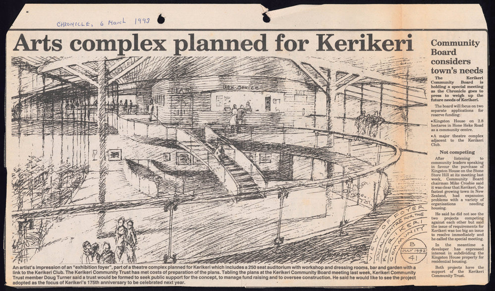 Arts complex planned for Kerikeri