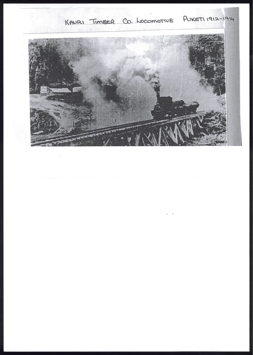 Kauri Timber Company Locomotive