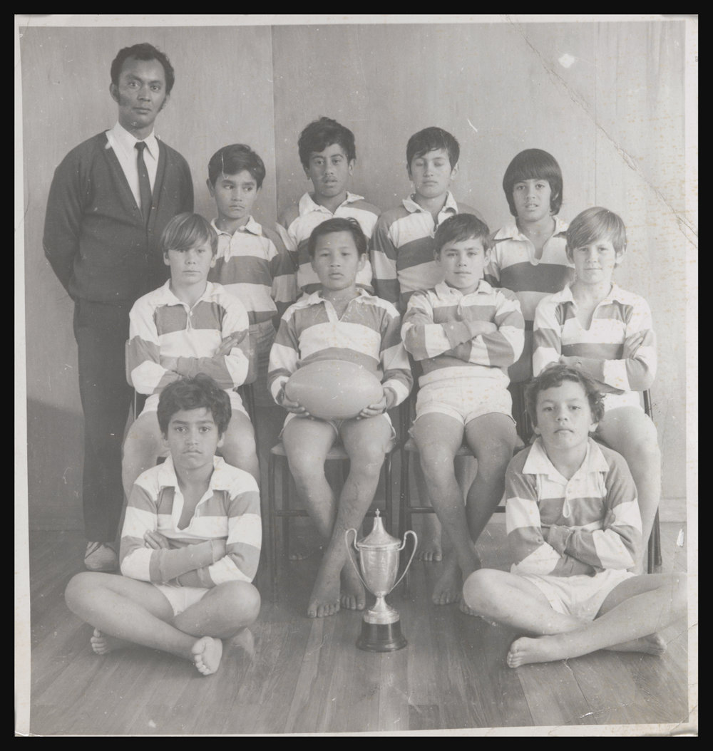 Junior rugby players