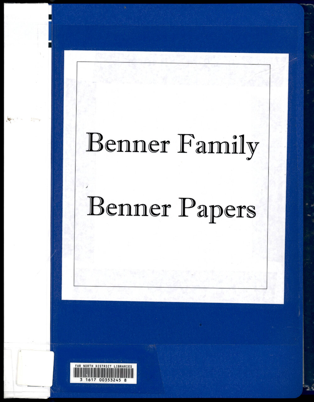 Benner Family Papers