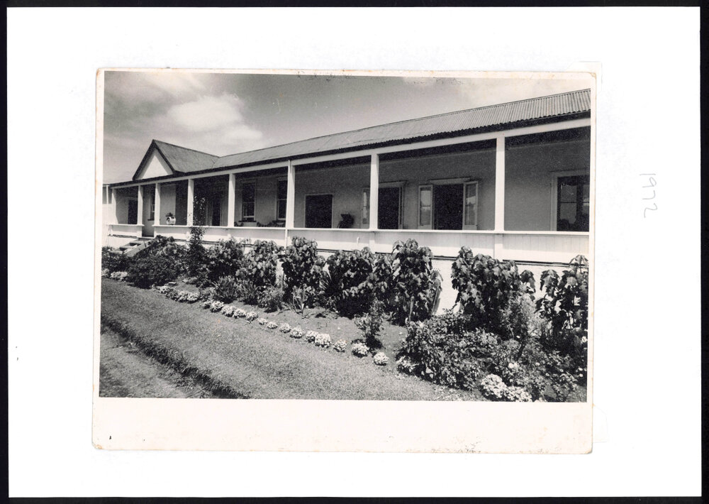 Photograph of the Homestead Hotel veranda