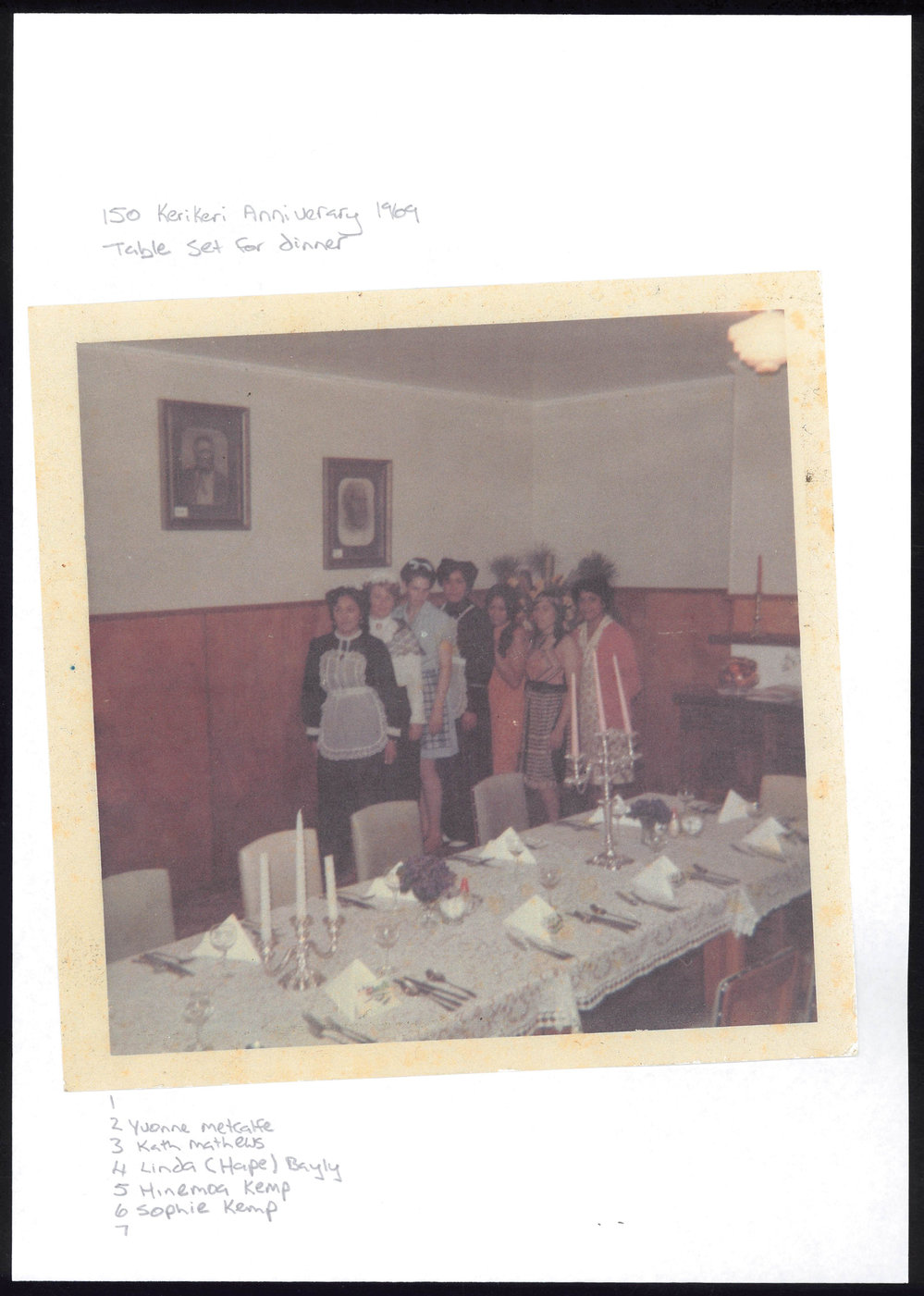 Photographs in the dining room of the Homestead Hotel
