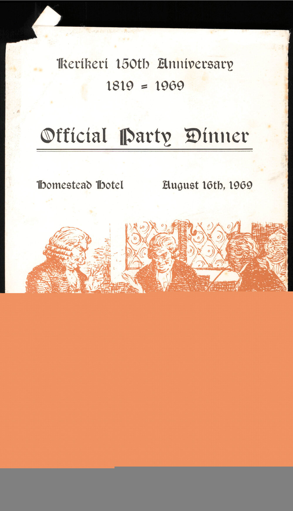 Official Party Dinner : Homestead Hotel