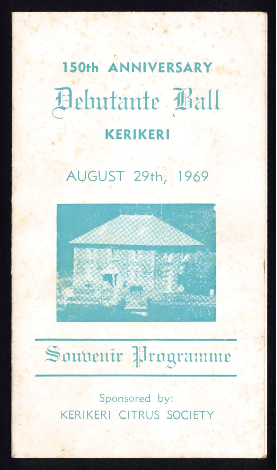 Kerikeri 150th Anniversary Debutante Ball Souvenir Programme