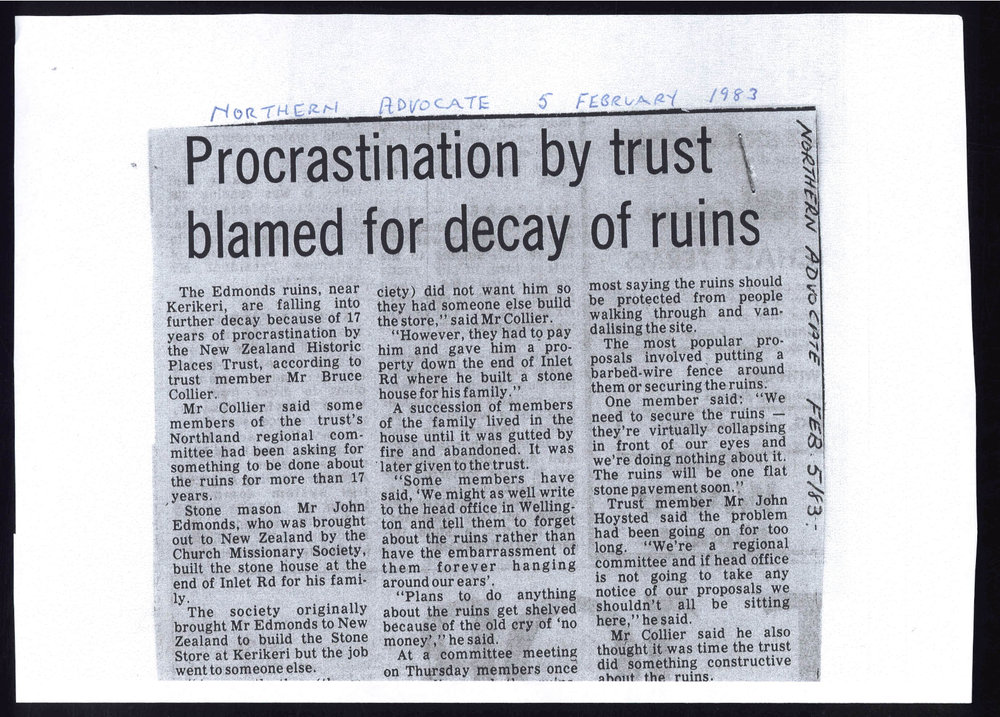 Procrastination by trust blamed for decay of ruins