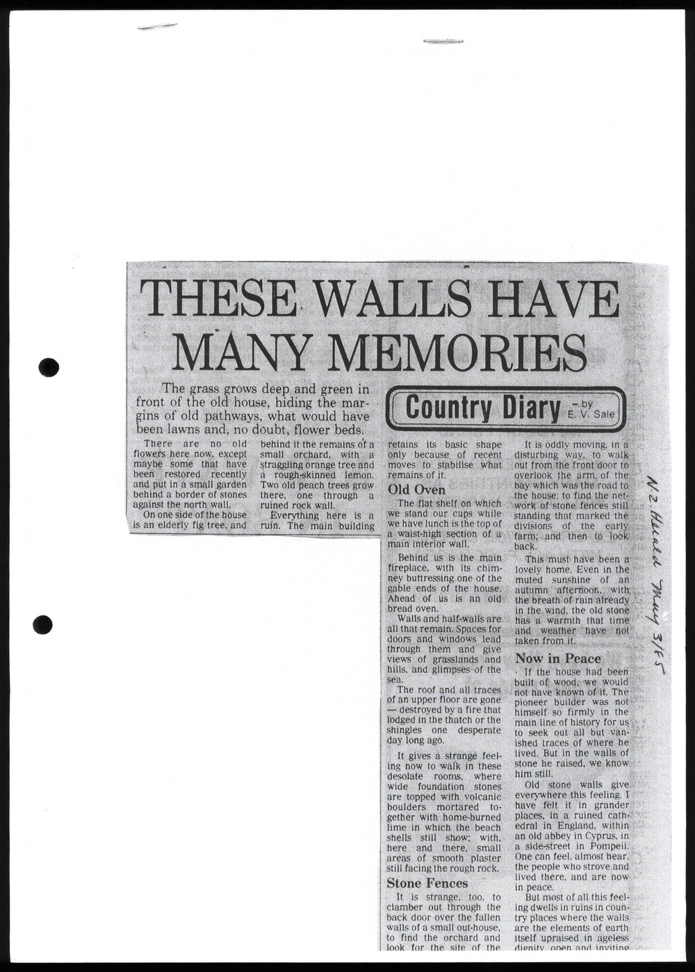 These walls have many memories