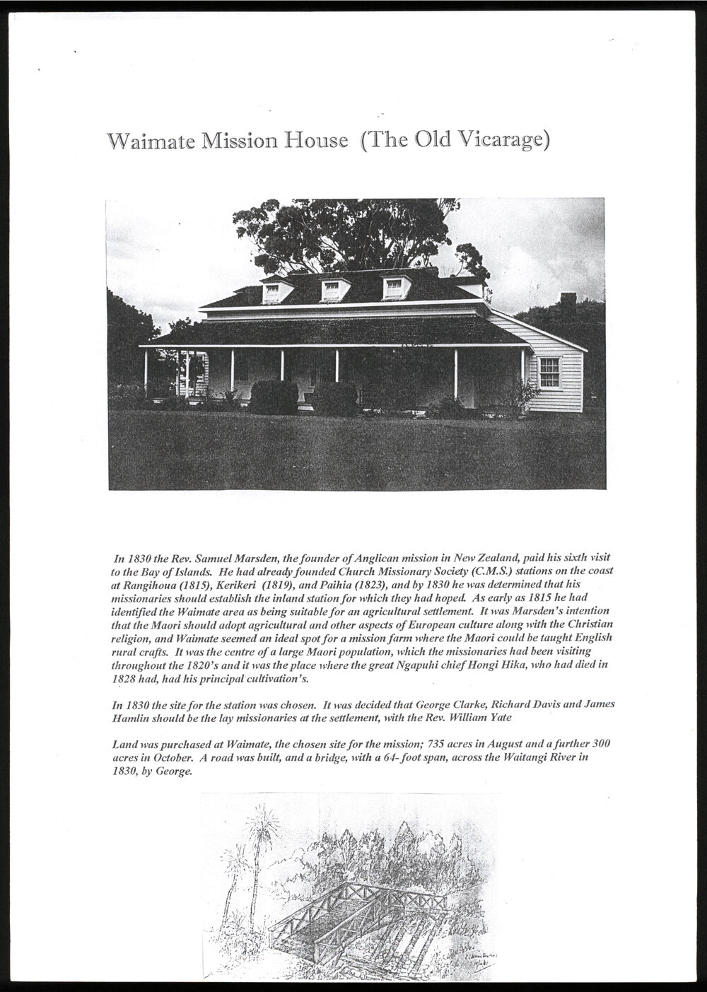 Waimate Mission House (The Old Vicarage)