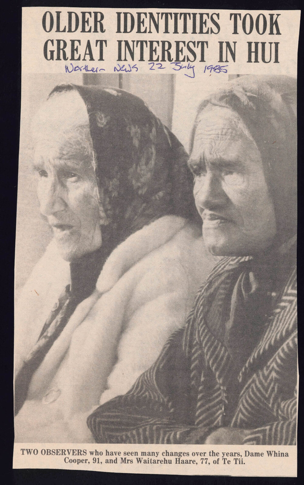 Older identities took great interest in hui