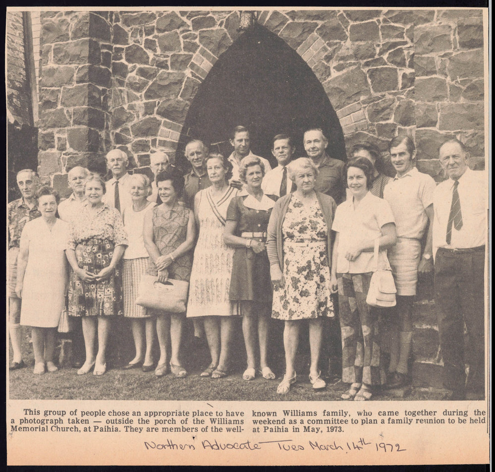 Williams family at Paihia 