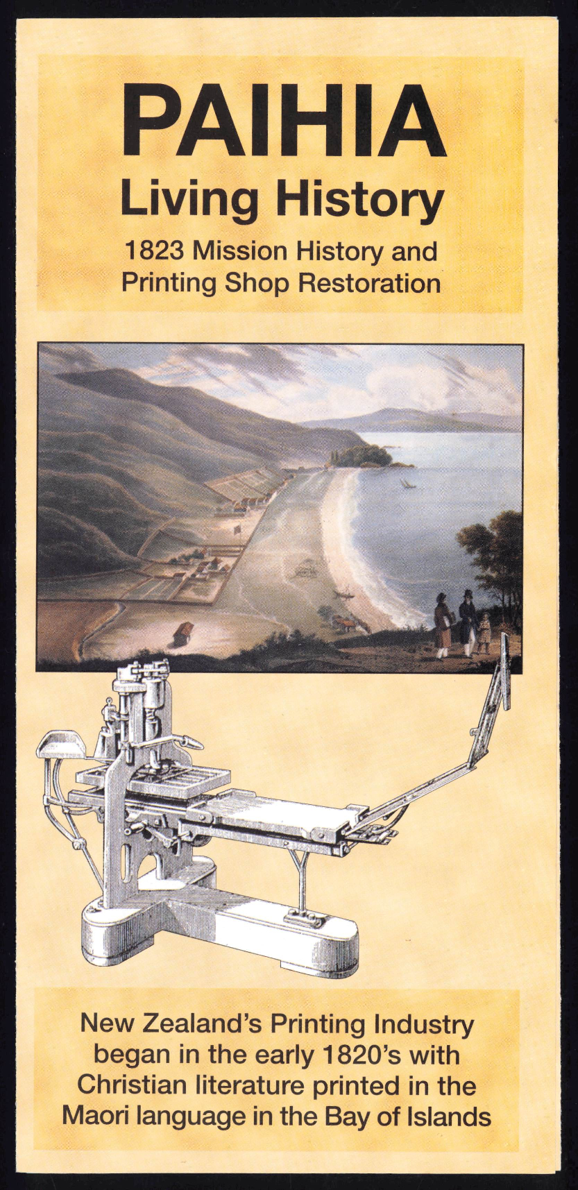 Paihia living history pamphlet : The Paihia Mission printery