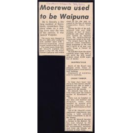 Moerewa used to be Waipuna