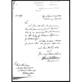 Proceedings of the coronial inquest into the death of William Robinson
