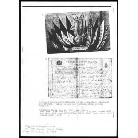 Postcard from Kenneth Strongman to Louie Strongman