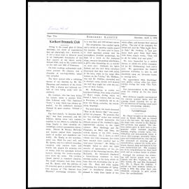 Various documents about Edric C. Miller and The Northern Book Club