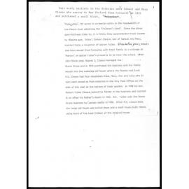 Cleave Family history