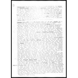 Biographical and genealogical notes about Harriet Cain and her family : photograph of Henry Edward Tautari Johnson : Chapter from The day before yesterday, entitled "Kerikeri" : Several letters about the Cains and Johnson families : The origin of the timb